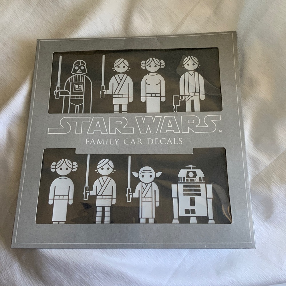 Star Wars family car decals